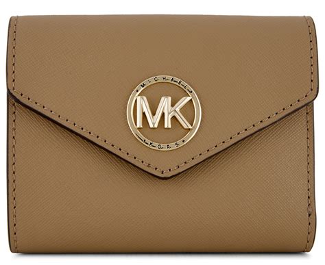 Michael Kors Greenwich Medium Trifold Leather Envelope Wallet 